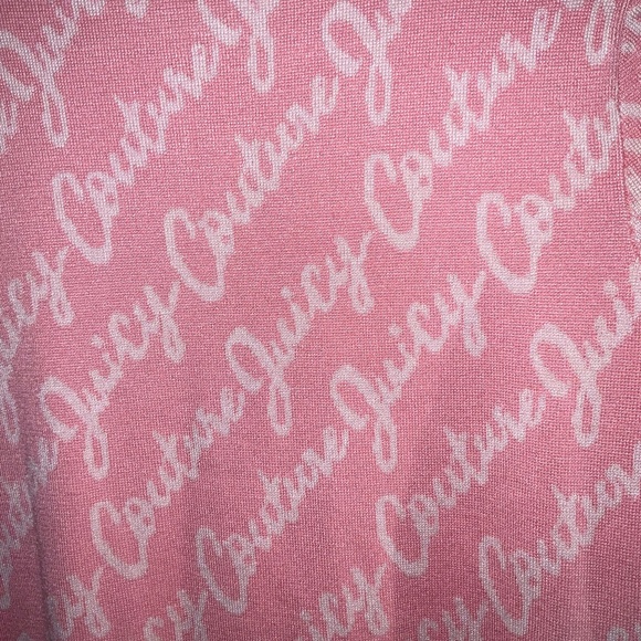 Juicy Couture Women’s Crew Neck Sweater – Medium, Pink & White, Brand NWT - Picture 9 of 10